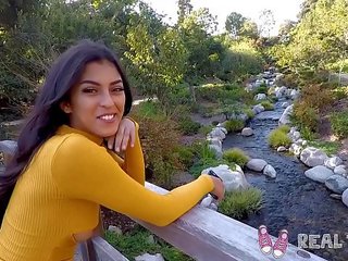 Real Teens - Amatuer latina teen Sophia Leone POV sex clip