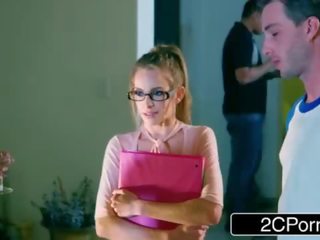 Power Rangers XXX - Nerdy damsel Kimmy Granger Craving For A Jock's manhood